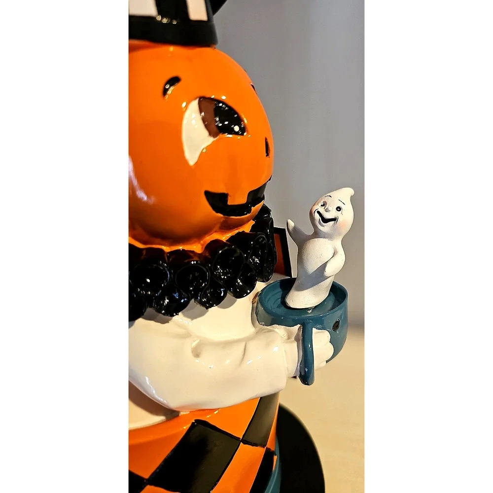 Decor ghoulish pumpkin